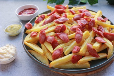 Salchipapas