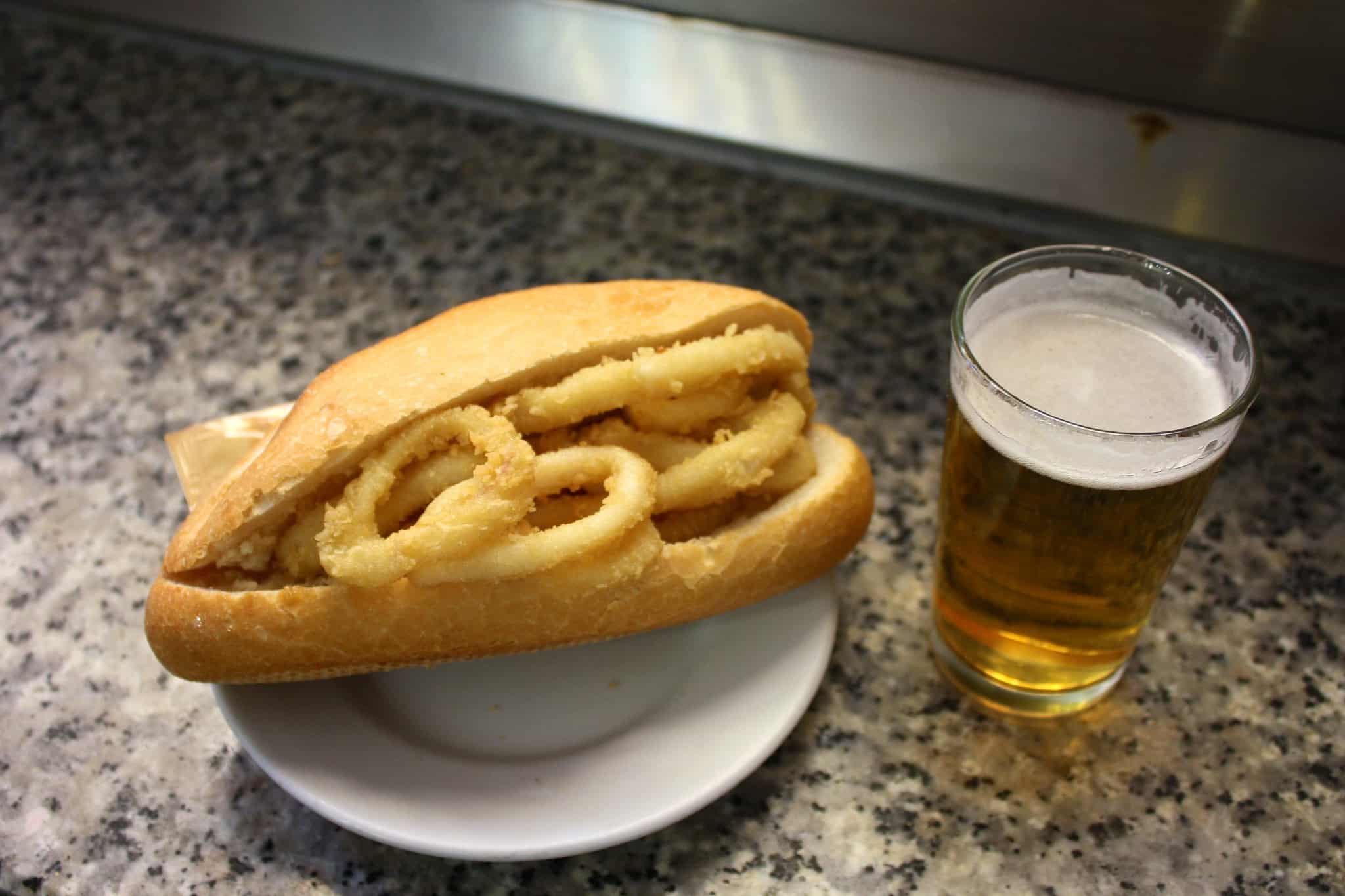 Bocadillos de Calamares